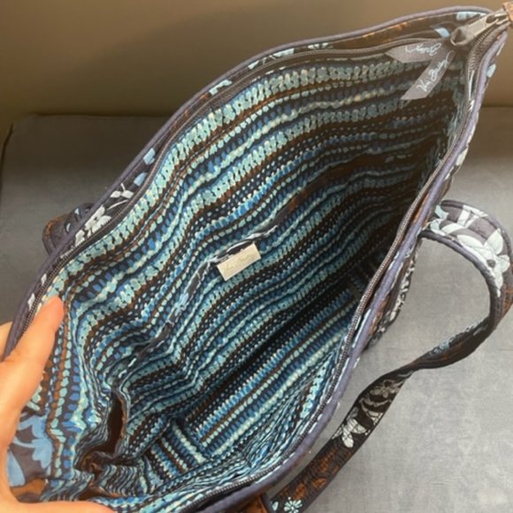 Vera Bradley Large Tote - Java Floral - Picture 4 of 5